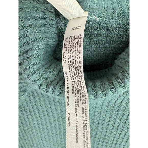 Free People  Womens S  All You Want Bodysuit Knit Turtleneck Boho Festival - Picture 4 of 7